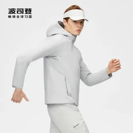 波司登男高端轻暖短款连帽3D显瘦版型保暖羽绒服秋外套奥莱商品大图