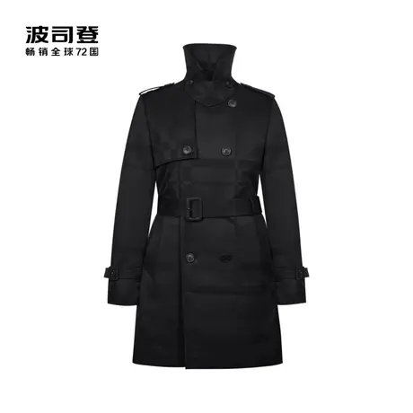 【首创波司登 风衣羽绒服】男高端鹅绒中长款经典商务外套商品大图