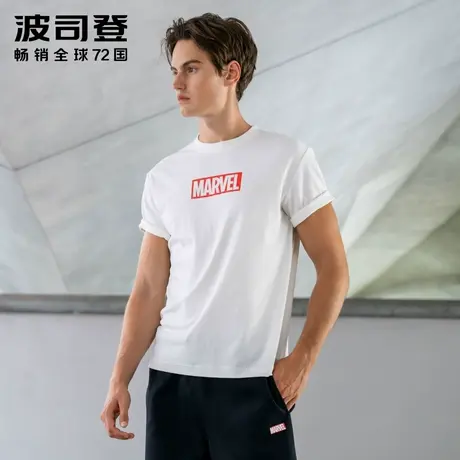 【买3免1】波司登男士时尚潮流夏季短袖T恤漫威联名高端科技抗菌商品大图